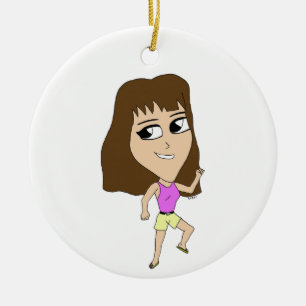 Ornamento De Cerâmica chibi