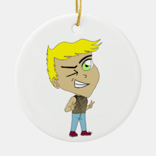 Ornamento De Cerâmica chibi
