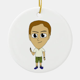 Ornamento De Cerâmica chibi