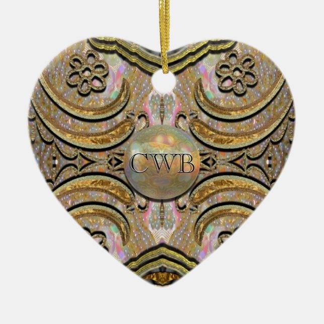 Ornamento De Cerâmica Chic Vitoriano Foldiashire (Frente)