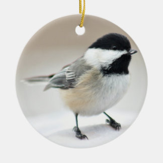 Ornamento De Cerâmica Chickadee