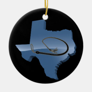 ORNAMENTO DE CERÂMICA CHICOTE DE TEXAS