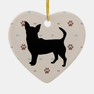 Ornamento De Cerâmica Chihuahua