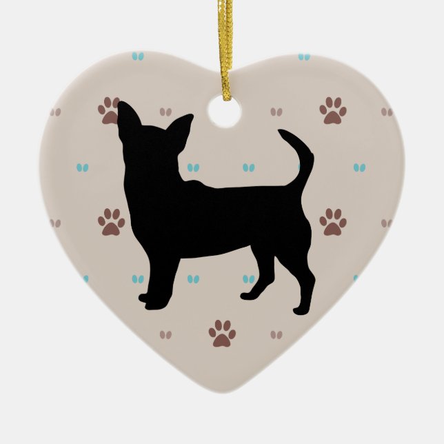 Ornamento De Cerâmica Chihuahua (Frente)