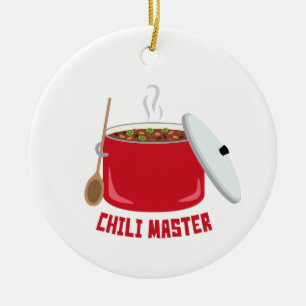 Ornamento De Cerâmica Chili Master