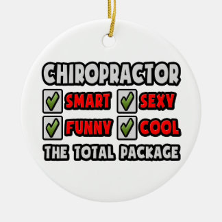 Ornamento De Cerâmica Chiropractor ... O pacote total