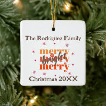 Chocolate Brown Boho Feliz e Natal Brilhante