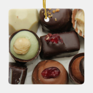 Ornamento De Cerâmica Chocolates da Bélgica