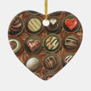 Ornamento De Cerâmica Chocolates & Truffles