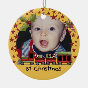 Ornamento De Cerâmica Choo Choo Train 1rua Manejo de Natal
