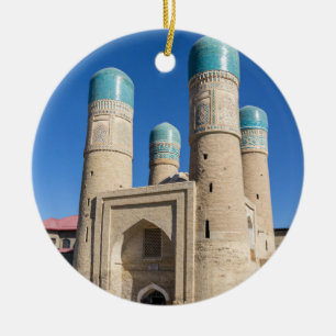 Ornamento De Cerâmica Chor Minor Madrassah - Bukhara, Uzbequistão