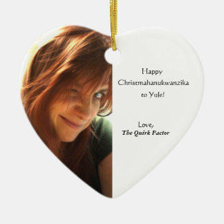 Ornamento De Cerâmica Christmahanukwanzika
