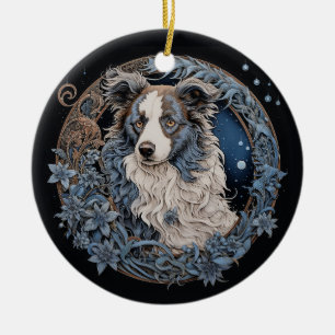 Ornamento De Cerâmica Christmas Fantasy Aussie