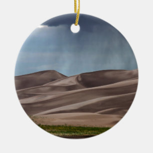 Ornamento De Cerâmica Chuva nas dunas de areia do Excelente