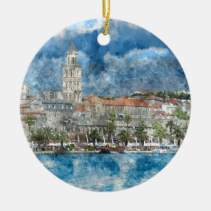 Ornamento De Cerâmica Cidade da separação em Croatia