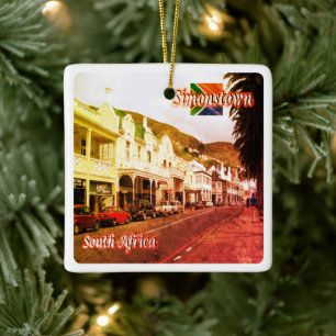 Ornamento De Cerâmica CIDADE DO ZA021 SIMON, África DO Sul,