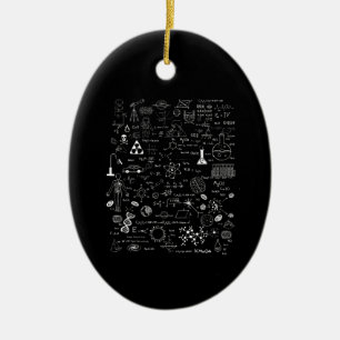 Ornamento De Cerâmica Ciência Matemática Física Química Biologia Ast