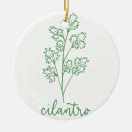 ORNAMENTO DE CERÂMICA CILANTRO