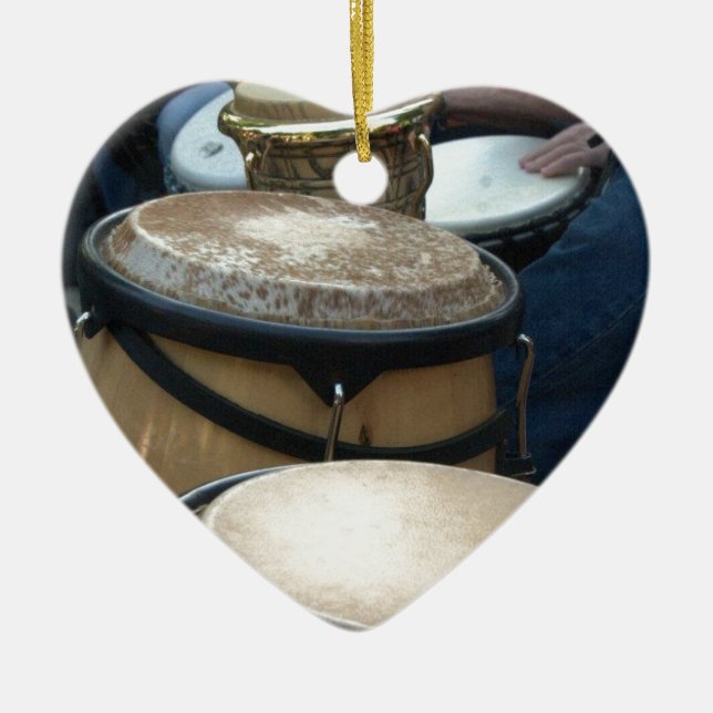 Ornamento De Cerâmica cilindros (Frente)