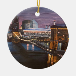 Ornamento De Cerâmica Cincinnati Ohio Ornament