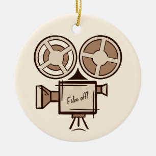 Ornamento De Cerâmica Cineasta, produtor de filmes, diretor, ator.