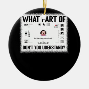 Ornamento De Cerâmica Cinquenta e fabulosa virando 50º aniversário