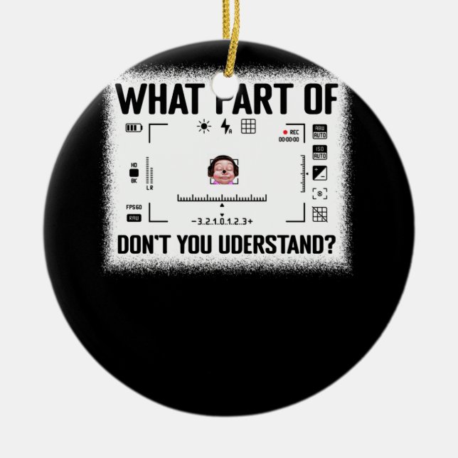 Ornamento De Cerâmica Cinquenta e fabulosa virando 50º aniversário (Frente)