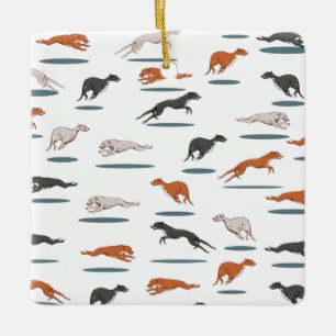 Ornamento De Cerâmica Cinza RUNNY HOUND 12000 TRANS
