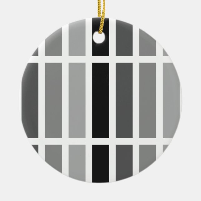 Ornamento De Cerâmica Cinzas de Prata (Frente)