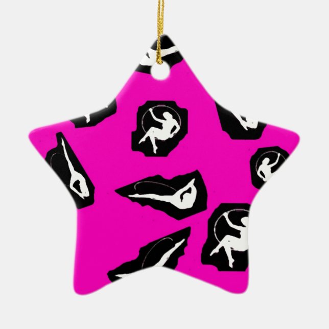 Ornamento De Cerâmica Circo da nota de resgate (Frente)