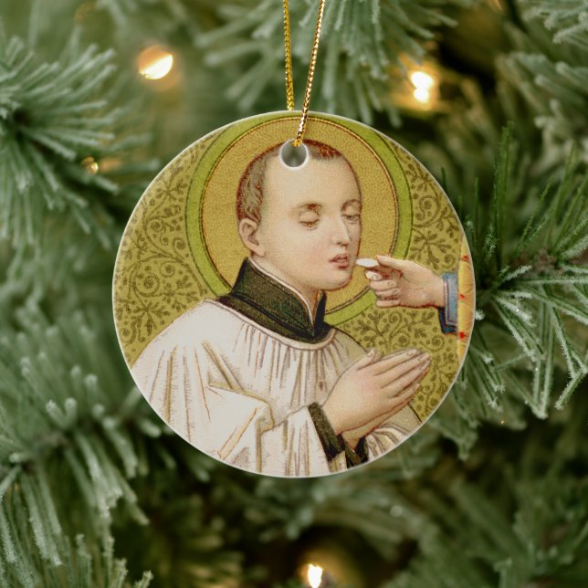 Ornamento De Cerâmica Círculo de Ruas de dupla face. Stanislaus (SNV 25) (Árvore)