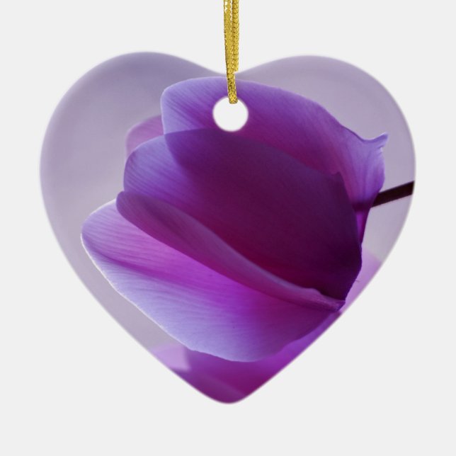 Ornamento De Cerâmica Círculo Roxo (Frente)