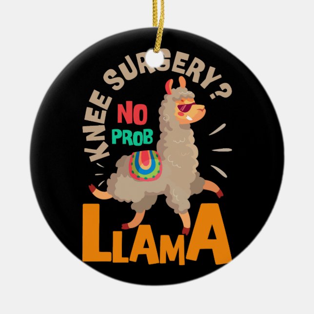 Ornamento De Cerâmica Cirurgia do joelho Sem problema Substituição do jo (Frente)