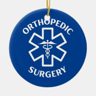 Ornamento De Cerâmica Cirurgia ortopédica Médica Enfermeira Médica Caduc