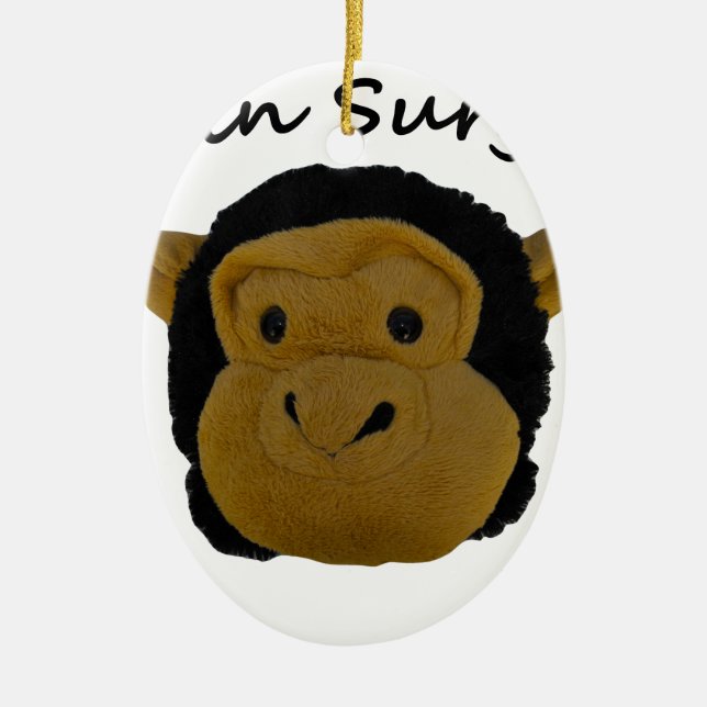 Ornamento De Cerâmica Cirurgião cerebral (Frente)