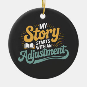 Ornamento De Cerâmica Citação da coluna de motivação do estudante quirop