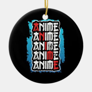 Ornamento De Cerâmica citação de amor de anime engraçada