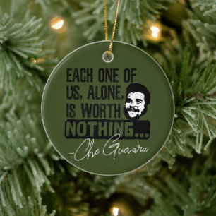 Ornamento De Cerâmica Citação Revolucionária da Revolução Che Guevara