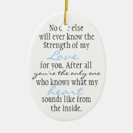 Ornamento De Cerâmica Citações da mãe