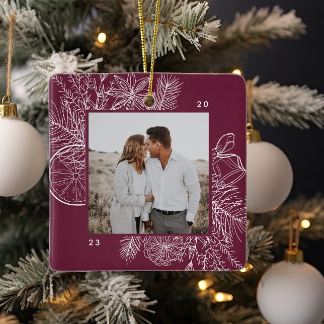 Ornamento De Cerâmica Citros e especiarias | Foto Elegante (Criador carregado)