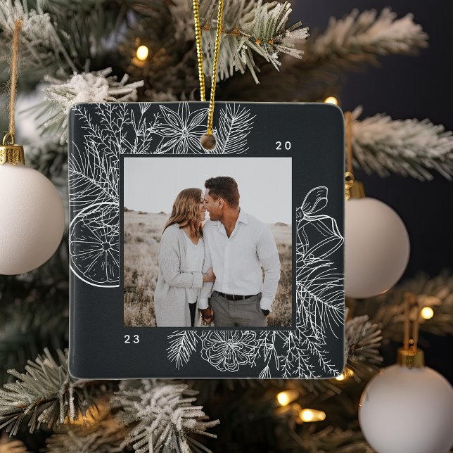 Ornamento De Cerâmica Citros e especiarias | Foto Elegante (Criador carregado)