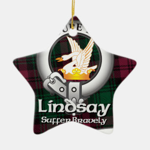 Ornamento De Cerâmica Clã de Lindsay