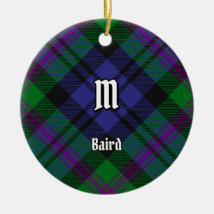 Ornamento De Cerâmica Clan Baird Tartan