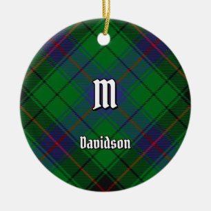 Ornamento De Cerâmica Clan Davidson Tartan
