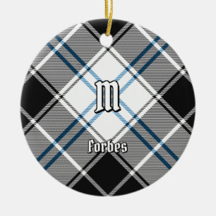 Ornamento De Cerâmica Clan Forbes Vestido Tartan
