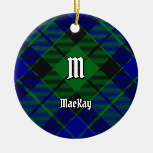 Ornamento De Cerâmica Clan MacKay Tartan