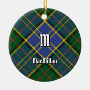 Ornamento De Cerâmica Clan MacMillan caçando Tartan