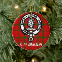 Clan MacNab Crest Crachá e Tartan Personalizado