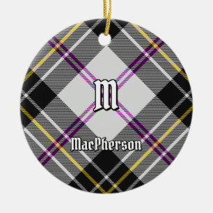Ornamento De Cerâmica Clan MacPherson Dress Tartan Cerâmica