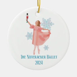 Ornamento De Cerâmica Clara Nutcracker Ornament 2024